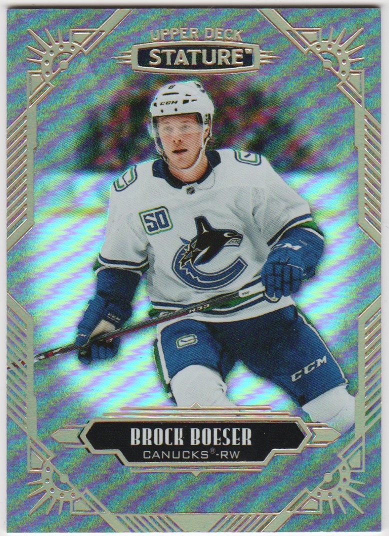 (image for) 2020-21 Upper Deck Stature #25 Brock Boeser