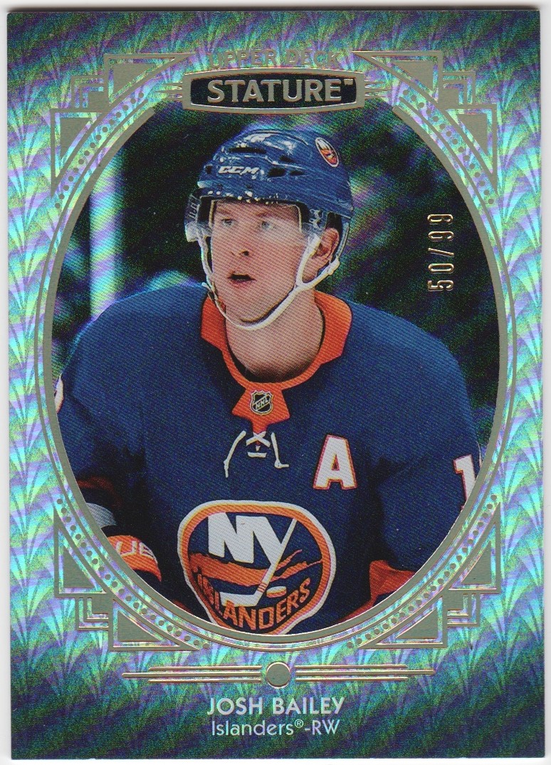 (image for) 2020-21 Upper Deck Stature Portrait #22 Josh Bailey 50/99