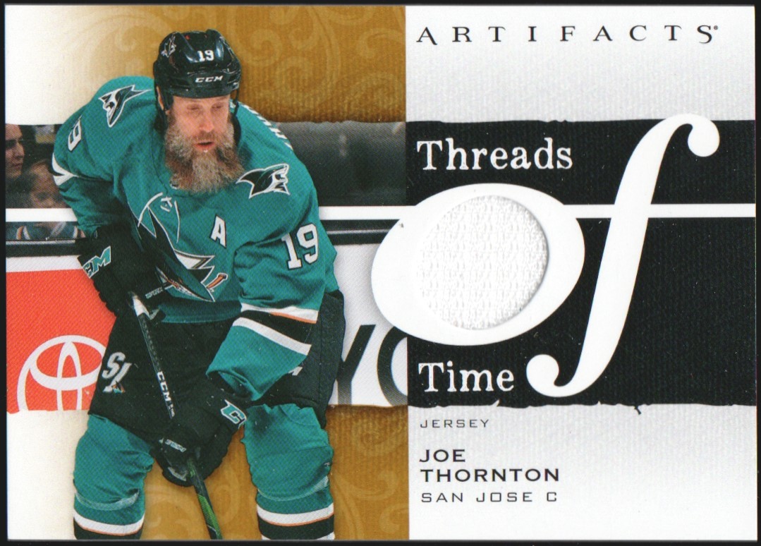 (image for) 2021-22 Artifacts Threads of Time #TTJT Joe Thornton