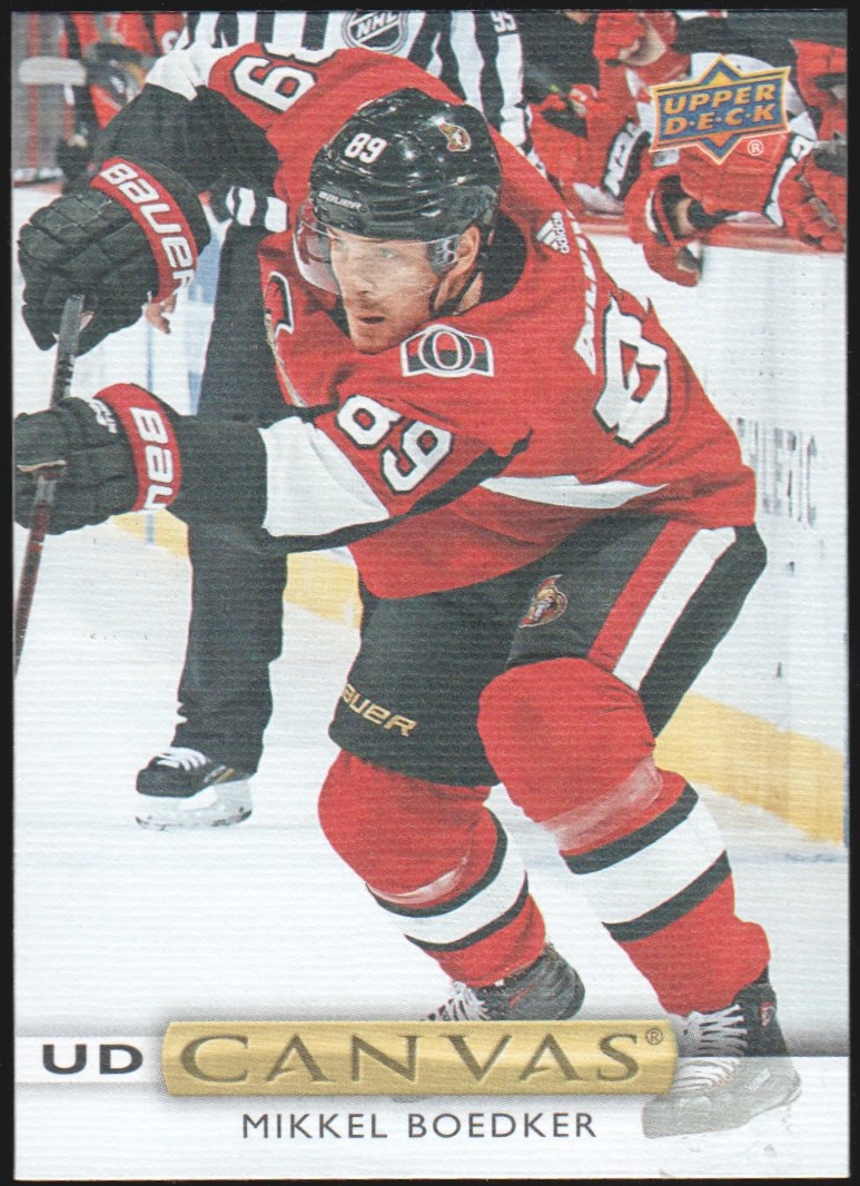 2019-20 Upper Deck Canvas #C16 Mikkel Boedker (image for) 2019-20 Upper Deck Canvas #C16 Mikkel Boedker
