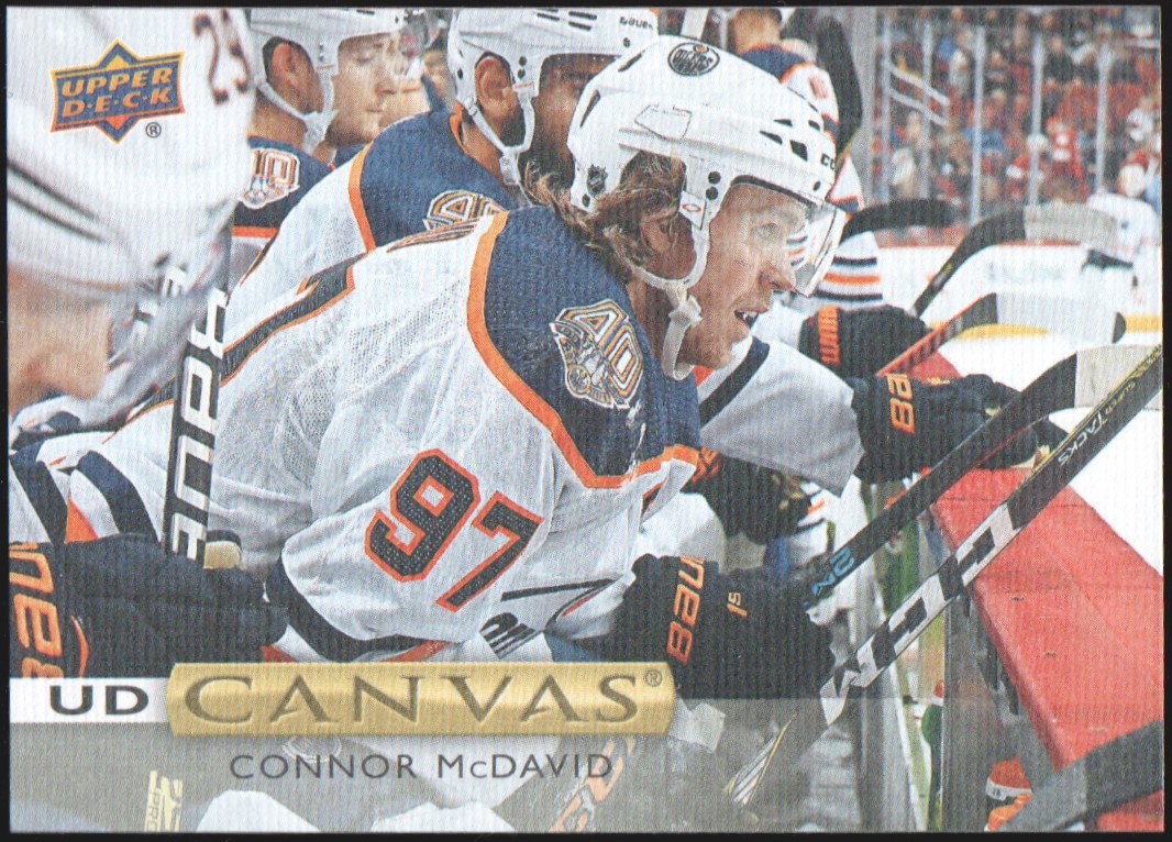 2019-20 Upper Deck Canvas #C84 Connor McDavid (image for) 2019-20 Upper Deck Canvas #C84 Connor McDavid