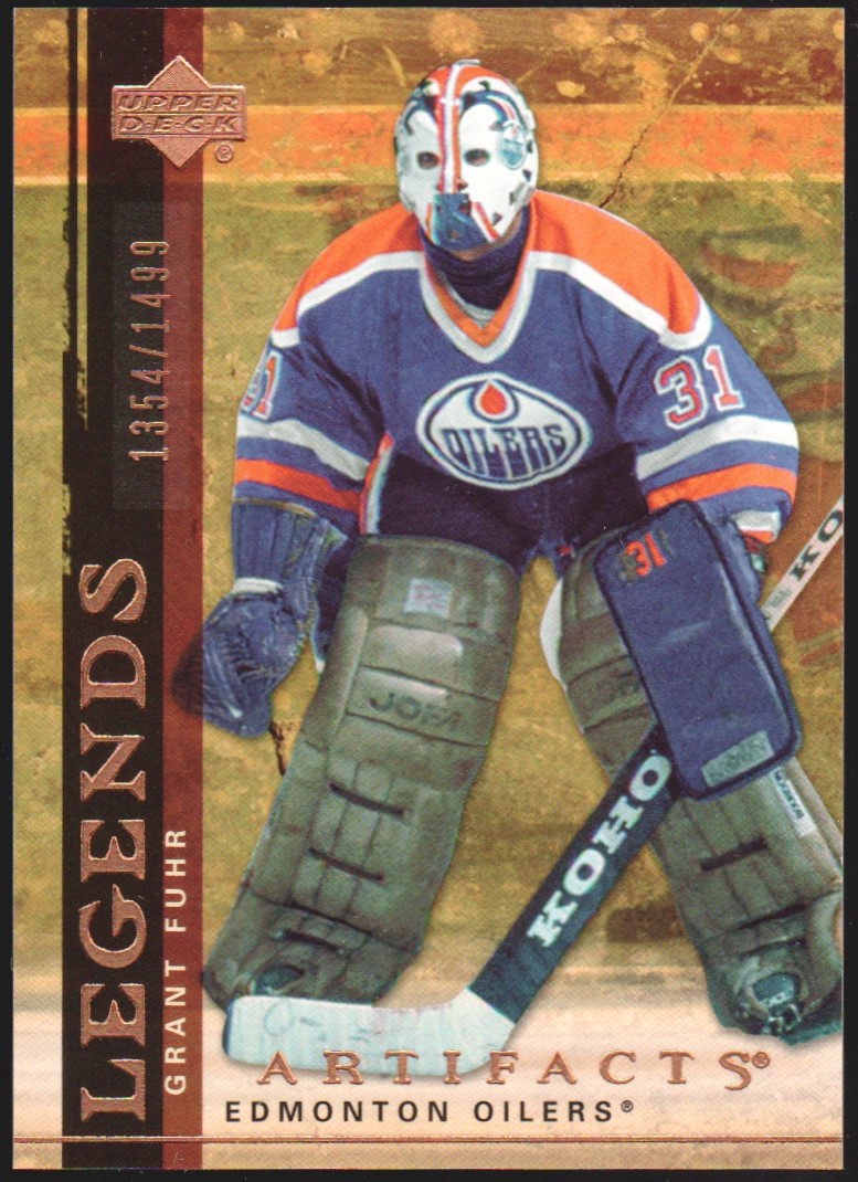 2007-08 Artifacts #113 Grant Fuhr Legends 1354/1499 (image for) 2007-08 Artifacts #113 Grant Fuhr Legends 1354/1499