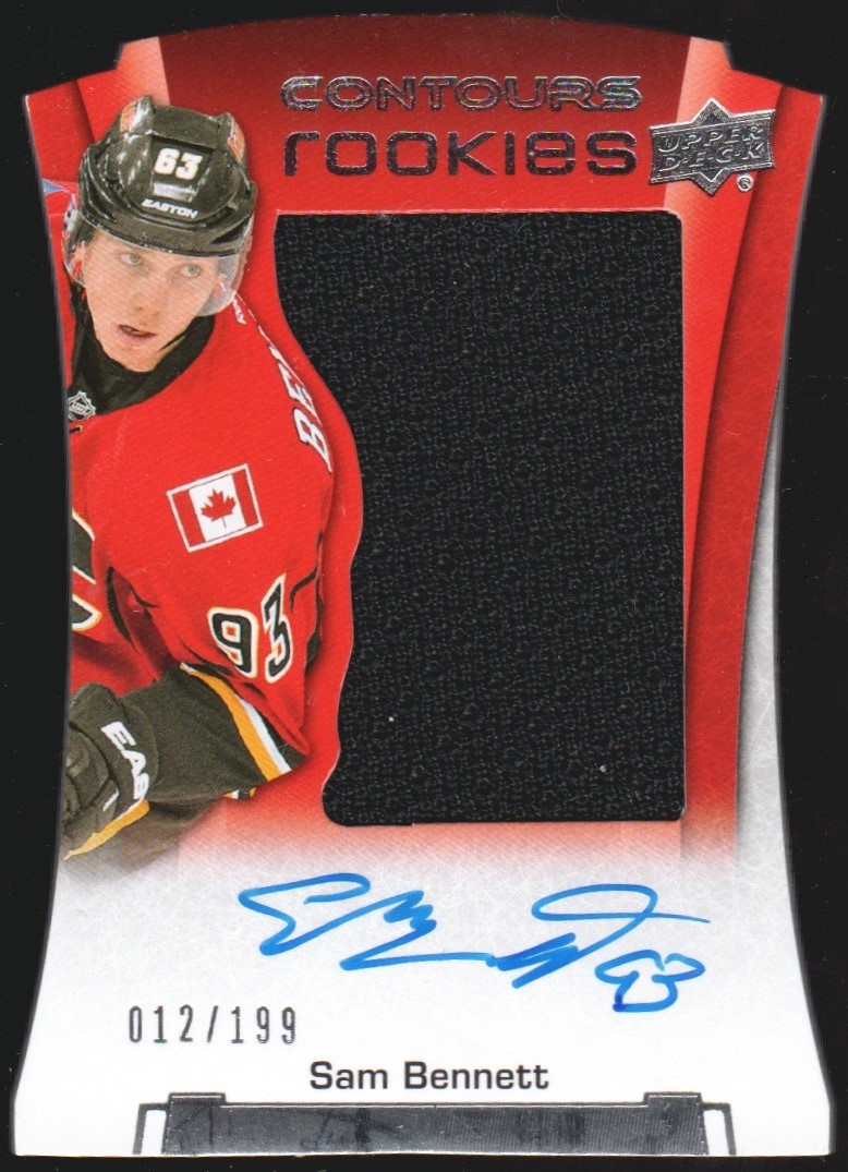 (image for) 2015-16 Upper Deck Contours #144 Sam Bennett Jerseys Auto RC