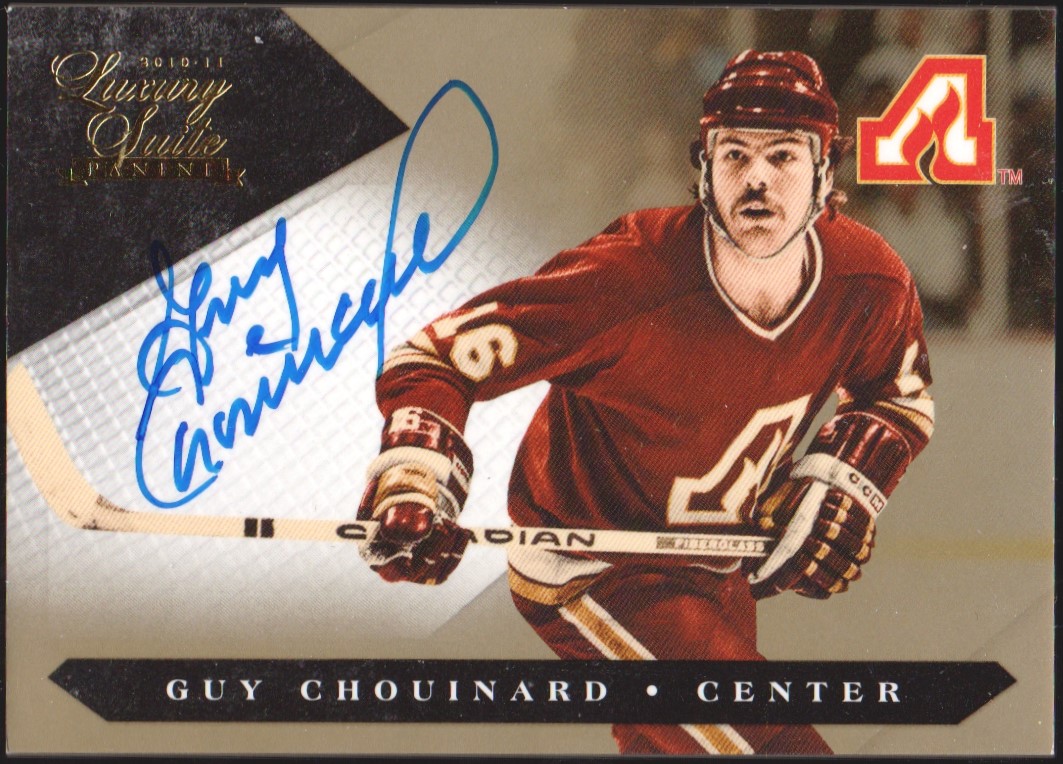 (image for) 2010-11 Luxury Suite Gold #120 Guy Chouinard AUTO 7/10