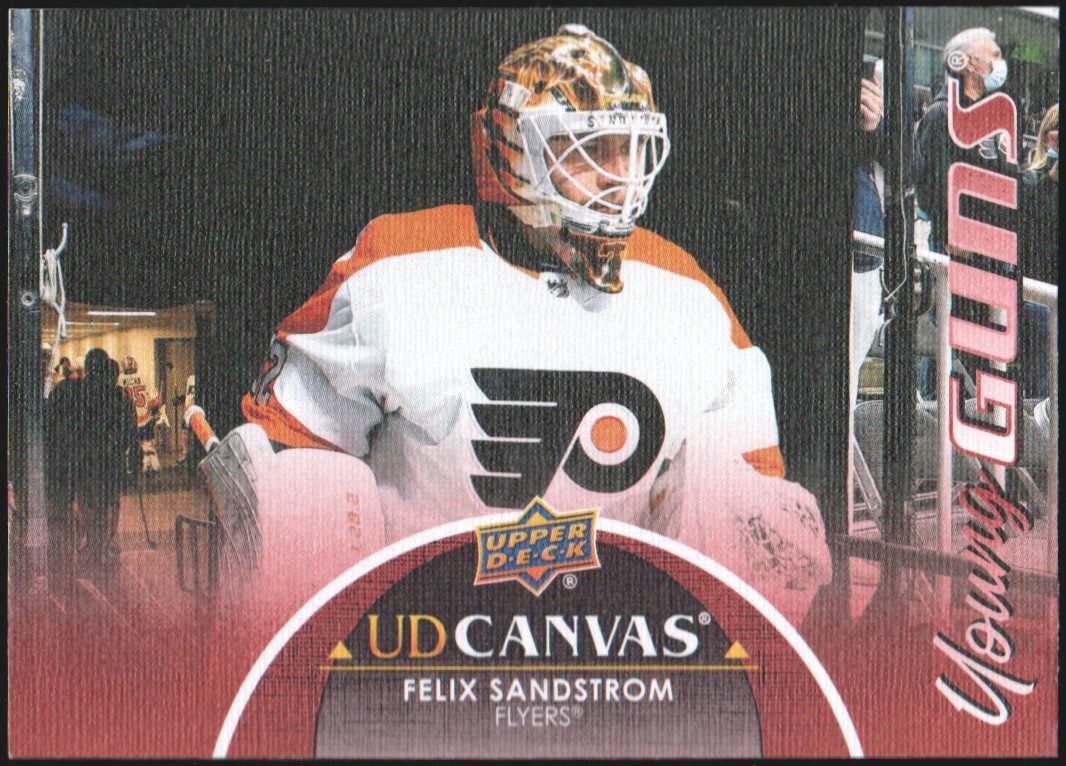 (image for) 2021-22 Upper Deck Canvas #C383 Felix Sandstrom YG RC