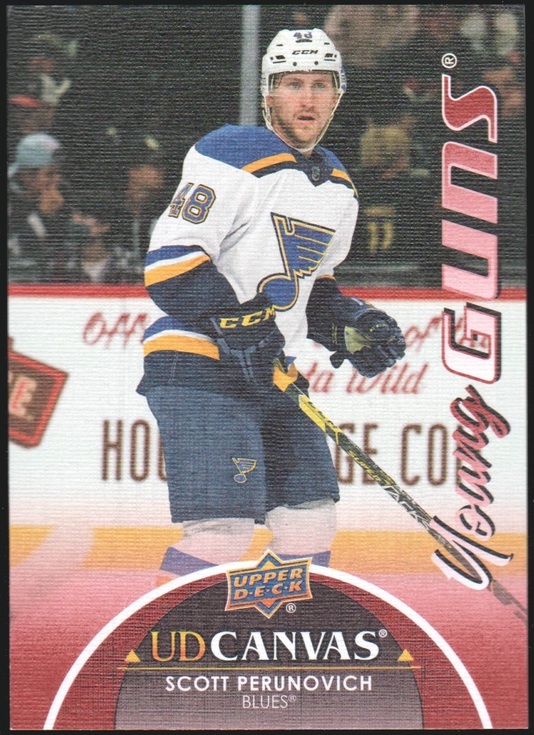 (image for) 2021-22 Upper Deck Canvas #C368 Scott Perunovich YG