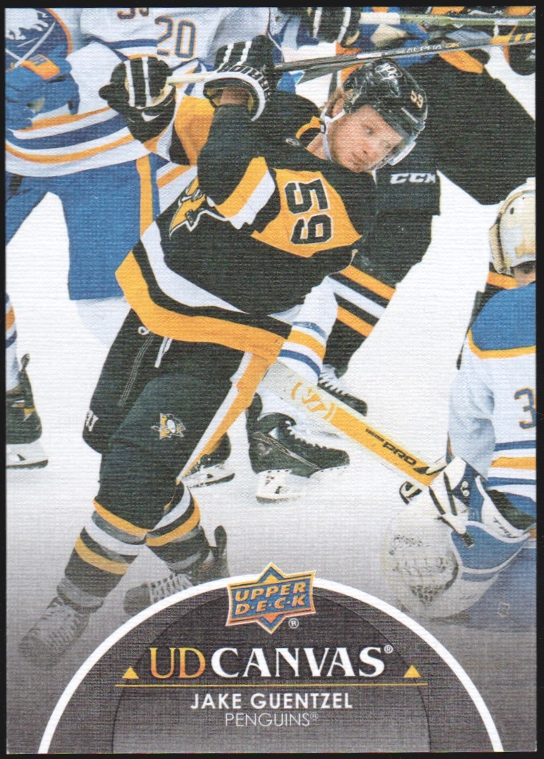 2021-22 Upper Deck Canvas Black #C182 Jake Guentzel (image for) 2021-22 Upper Deck Canvas Black #C182 Jake Guentzel