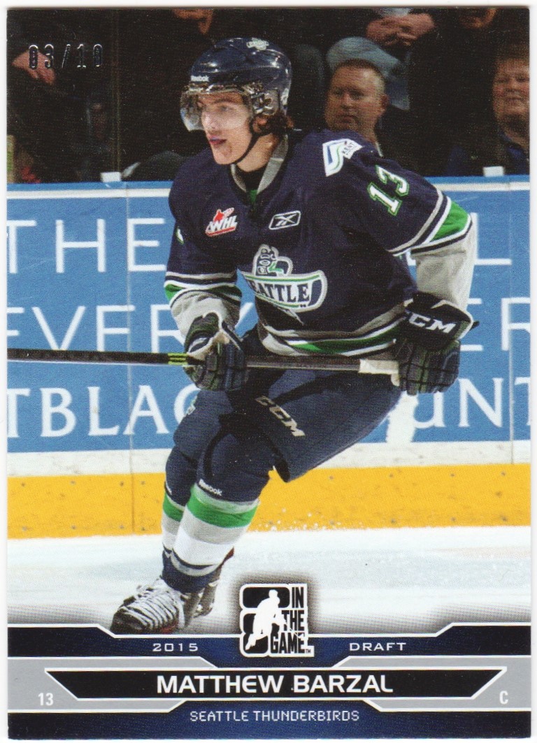 (image for) 2014-15 ITG Draft Prospects Silver #72 Mathew Barzal 3/10
