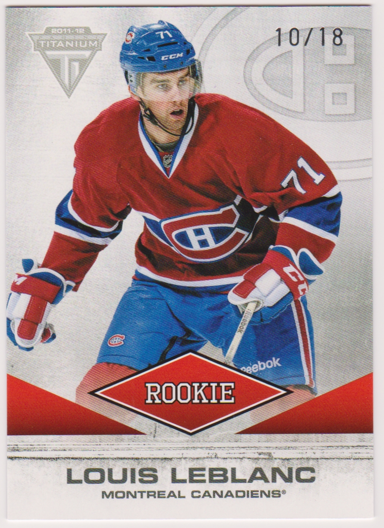 (image for) 2011-12 Panini Titanium Spectrum #114 Louis Leblanc 10/18