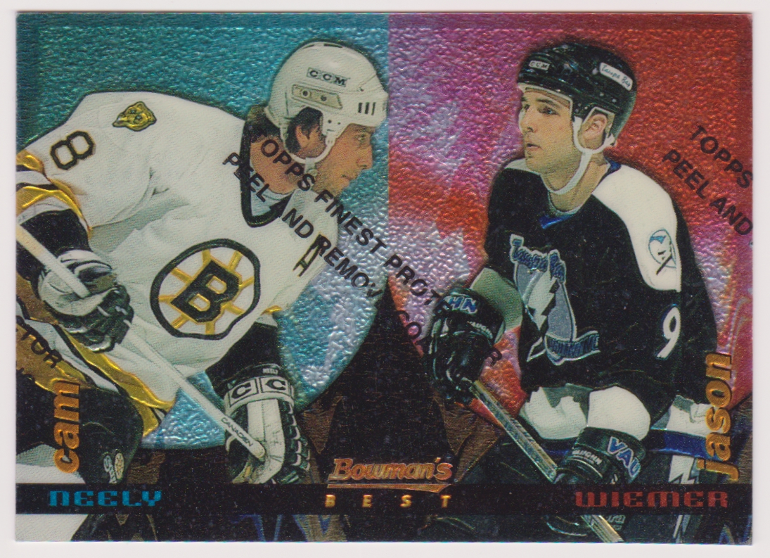 (image for) 1994-95 Finest Bowman's Best #X25 Cam Neely/Jason Wiemer