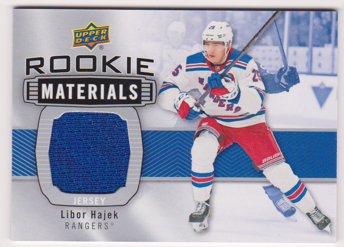 2019-20 Upper Deck Rookie Materials #RMLH Libor Hajek (image for) 2019-20 Upper Deck Rookie Materials #RMLH Libor Hajek