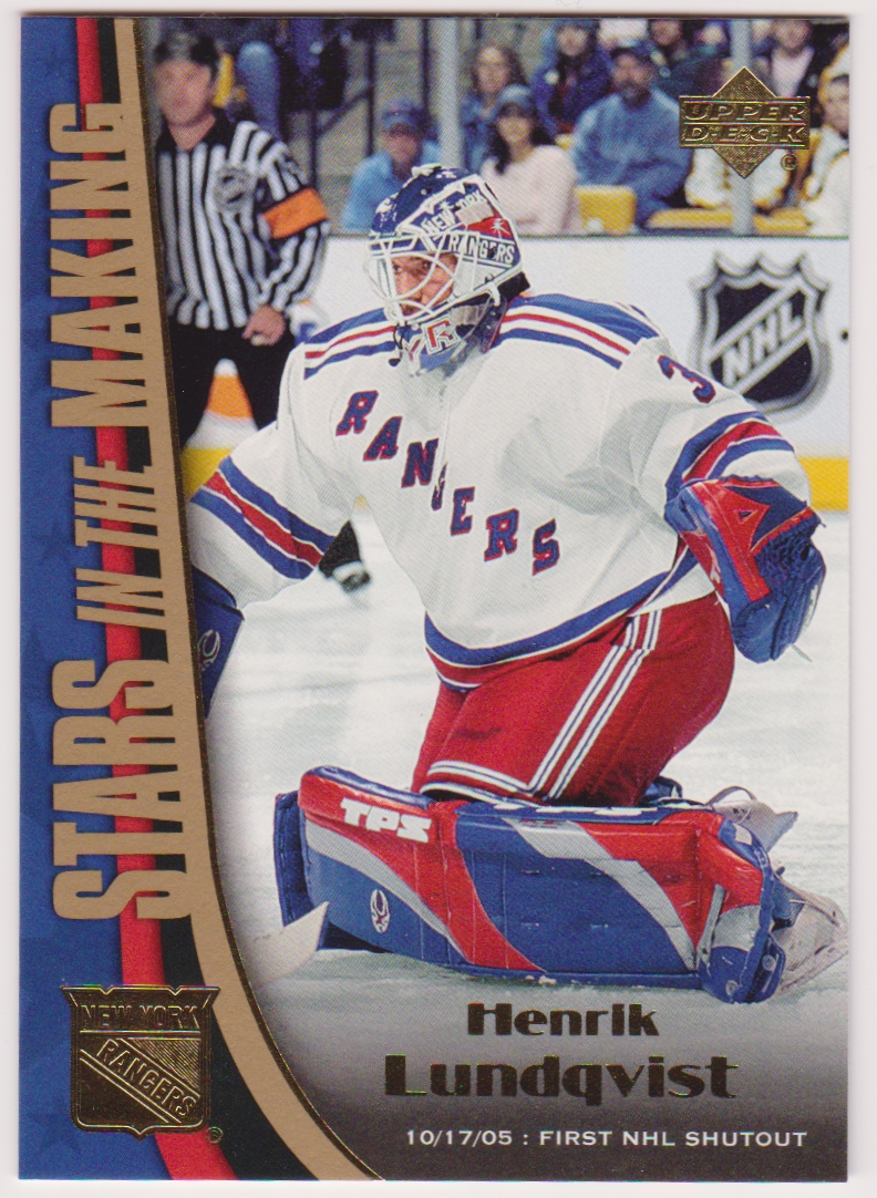 (image for) 2005-06 Upper Deck Stars in the Making #SM6 Henrik Lundqvist