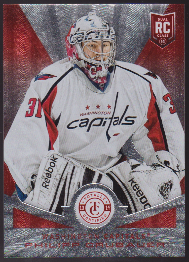 (image for) 2013-14 Totally Certified Platinum Red #198 Philipp Grubauer RC 97/100