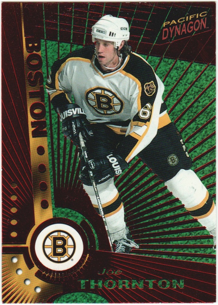 1997-98 Pacific Dynagon Red #NNO Joe Thornton RC (image for) 1997-98 Pacific Dynagon Red #NNO Joe Thornton RC