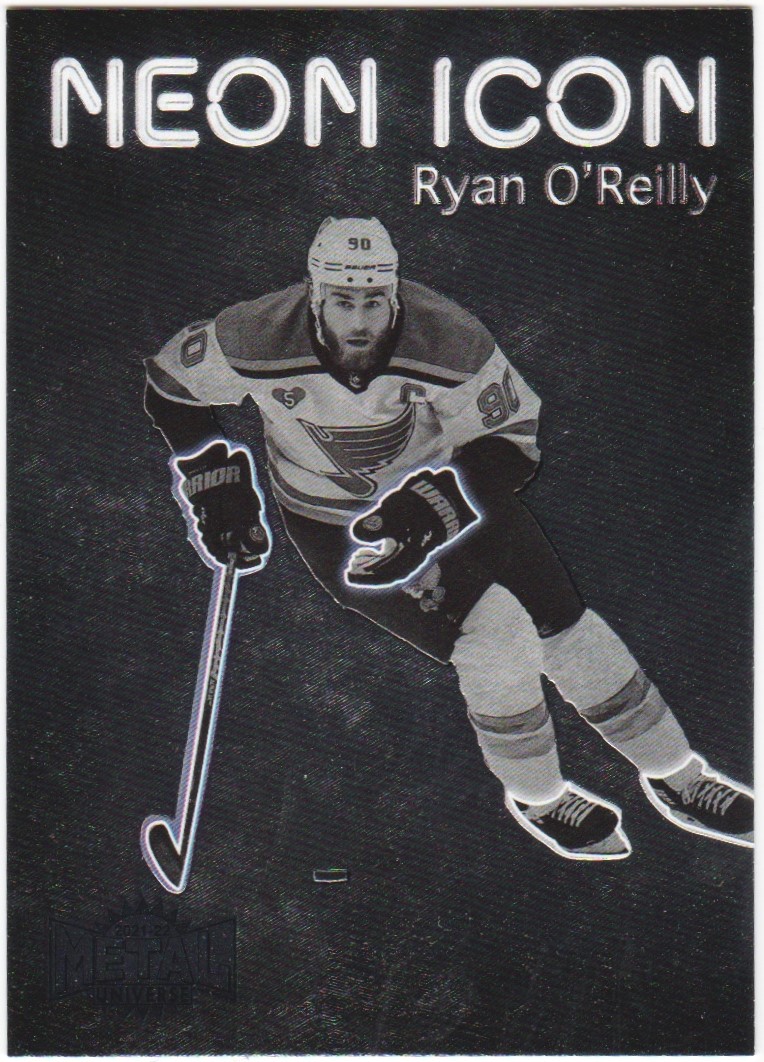 (image for) 2021-22 Metal Universe Neon Icon #NI9 Ryan O'Reilly