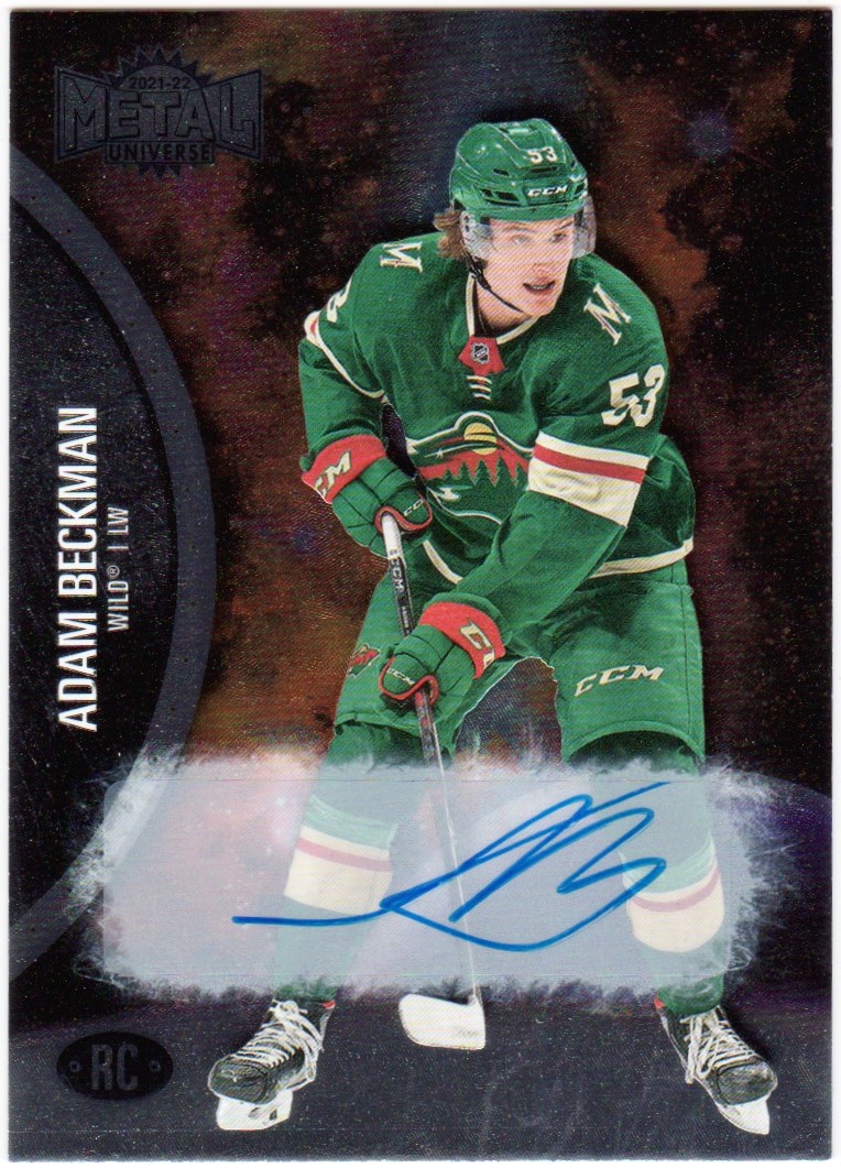 2021-22 Metal Universe Silver #176 Adam Beckman AUTO 209/399 (image for) 2021-22 Metal Universe Silver #176 Adam Beckman AUTO 209/399