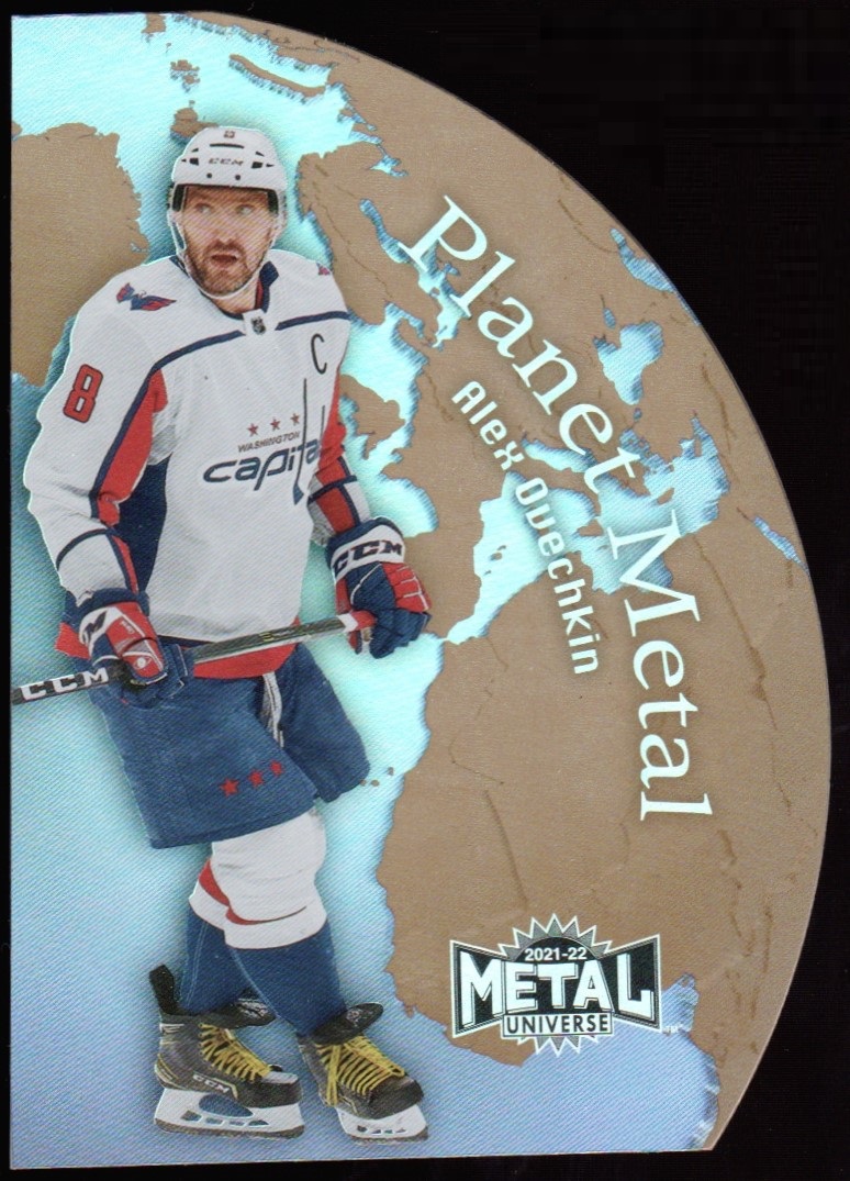 (image for) 2021-22 Metal Universe Planet Metal Gold #PM10 Alex Ovechkin