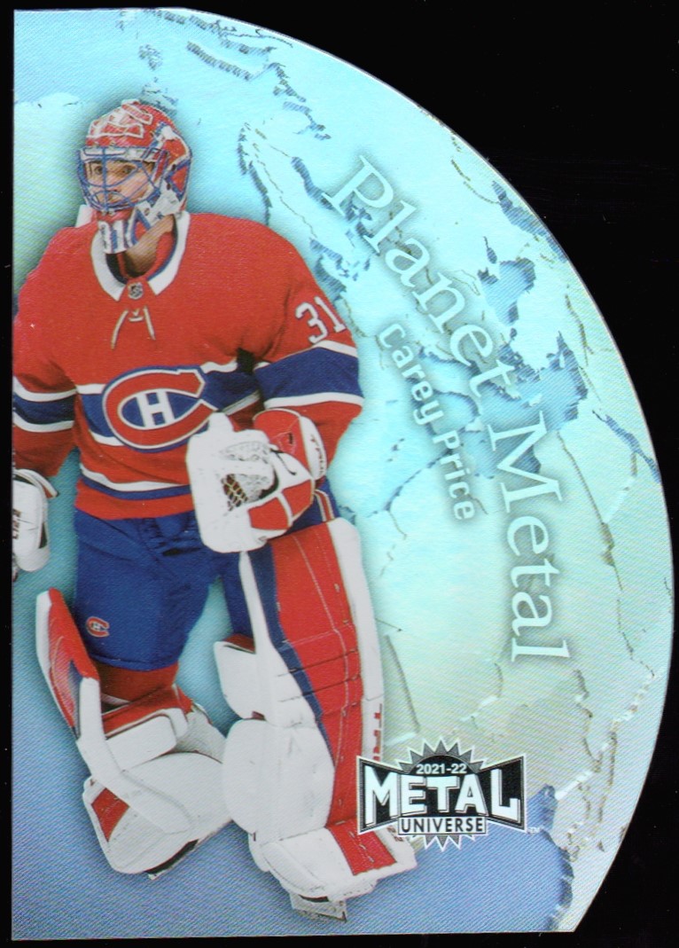 2021-22 Metal Universe Planet Metal #PM15 Carey Price (image for) 2021-22 Metal Universe Planet Metal #PM15 Carey Price
