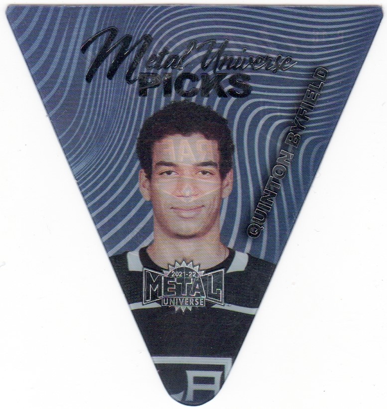 (image for) 2021-22 Metal Universe Skybox Metal Picks #P16 Quinton Byfield
