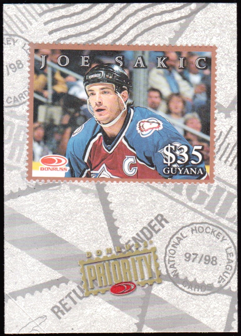 (image for) 1997-98 Donruss Priority Stamps Bronze #9 Joe Sakic