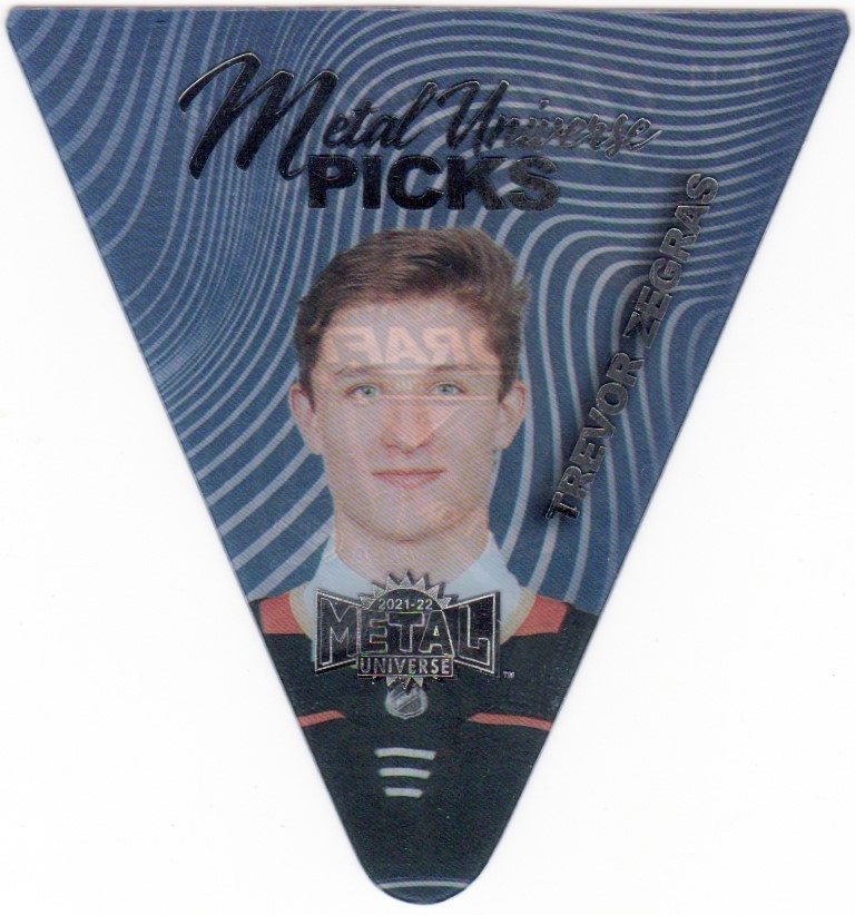 (image for) 2021-22 Metal Universe Skybox Metal Picks #P14 Trevor Zegras