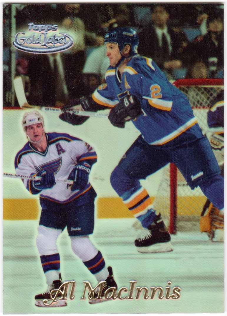 1999-00 Topps Gold Label Class 1 Black #2 Al MacInnis (image for) 1999-00 Topps Gold Label Class 1 Black #2 Al MacInnis