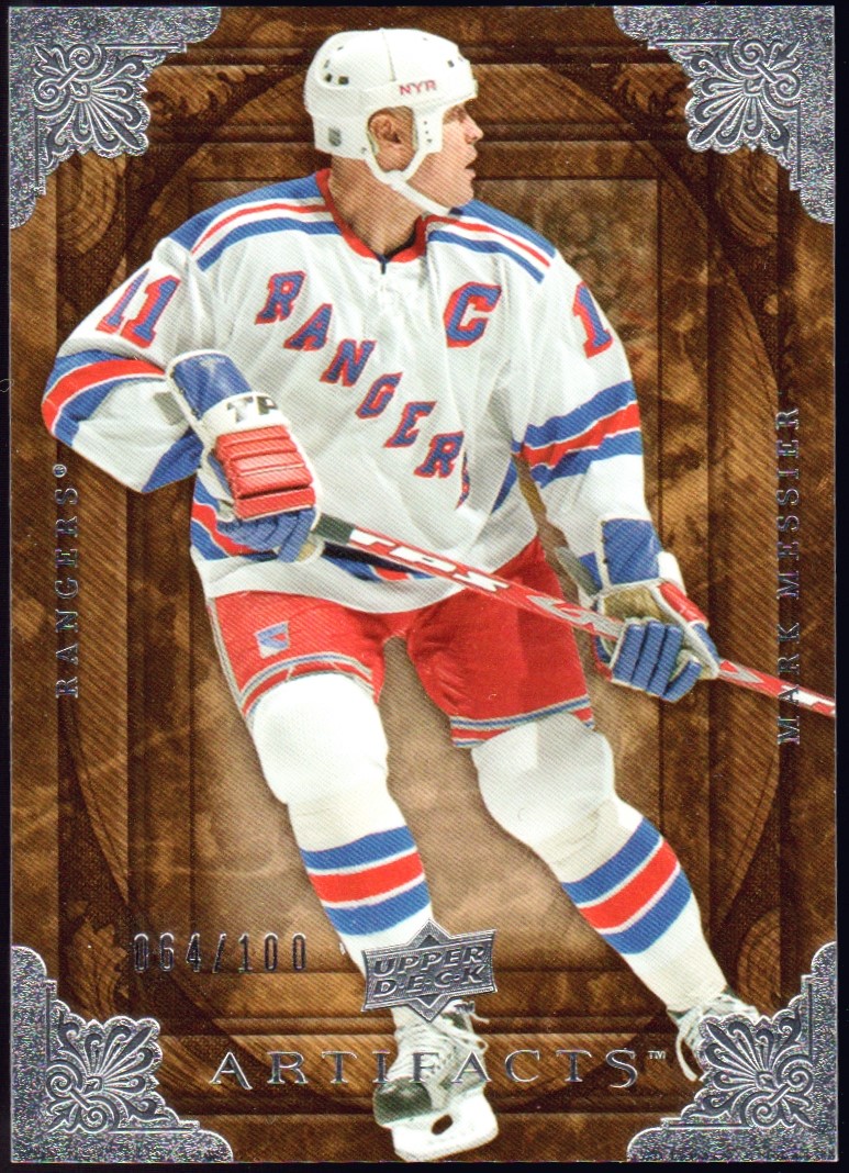 2008-09 Artifacts Silver #33 Mark Messier 64/100 (image for) 2008-09 Artifacts Silver #33 Mark Messier 64/100