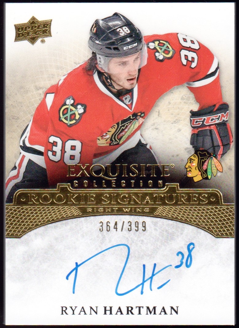 (image for) 2015-16 Exquisite Collection Rookie Signatures #RH Ryan Hartman
