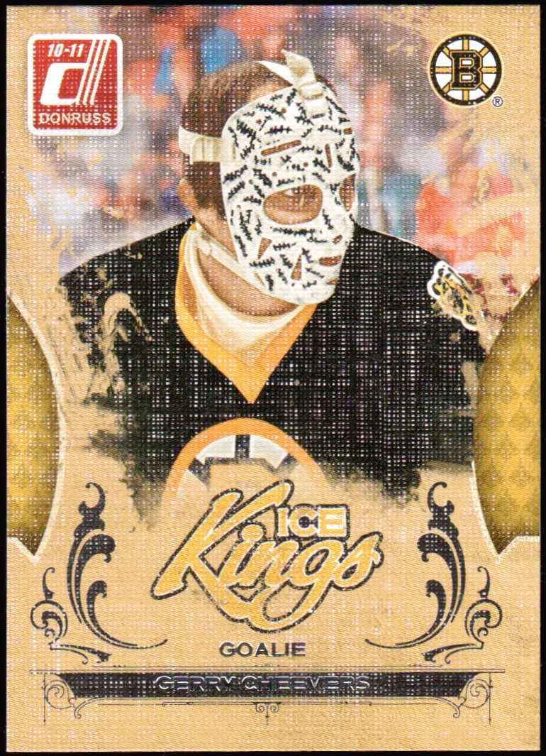 2010-11 Donruss Ice Kings #15 Gerry Cheevers (image for) 2010-11 Donruss Ice Kings #15 Gerry Cheevers