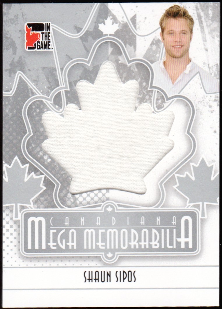 (image for) 2011 In The Game Canadiana Mega Memorabilia #MM35 Shaun Sipos