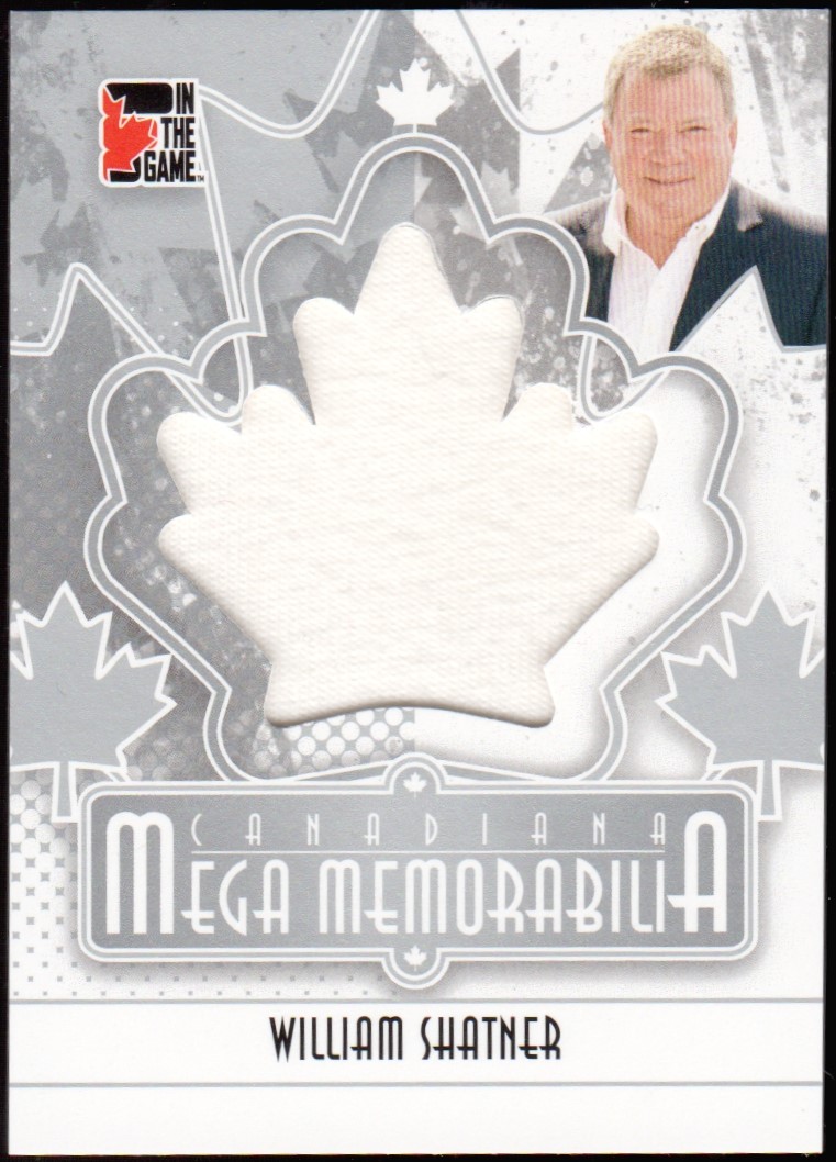 (image for) 2011 In The Game Canadiana Mega Memorabilia #29 William Shatner