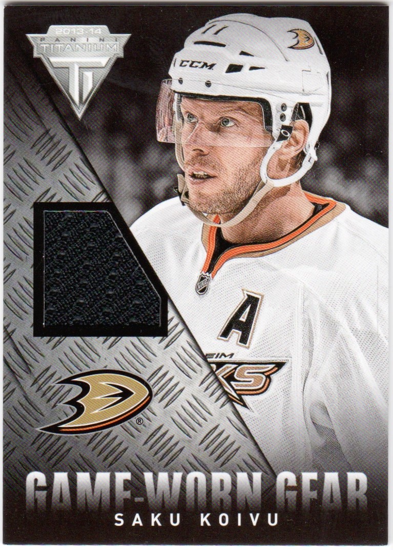 (image for) 2013-14 Panini Titanium Game Worn Gear #GGSK Saku Koivu
