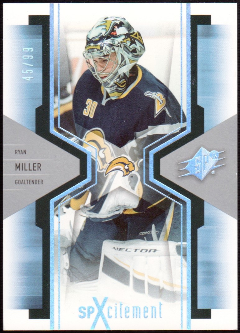 (image for) 2006-07 SPx SPxcitement Spectrum #X12 Ryan Miller 45/99