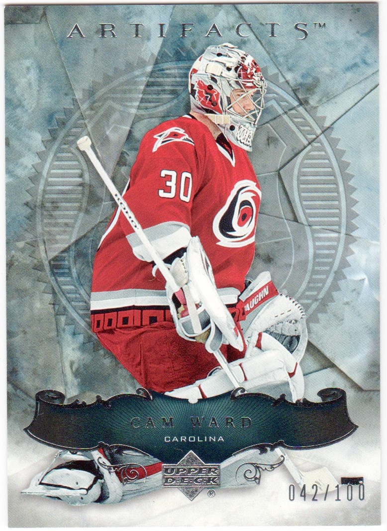 2006-07 Artifacts Silver #82 Cam Ward 42/100 (image for) 2006-07 Artifacts Silver #82 Cam Ward 42/100