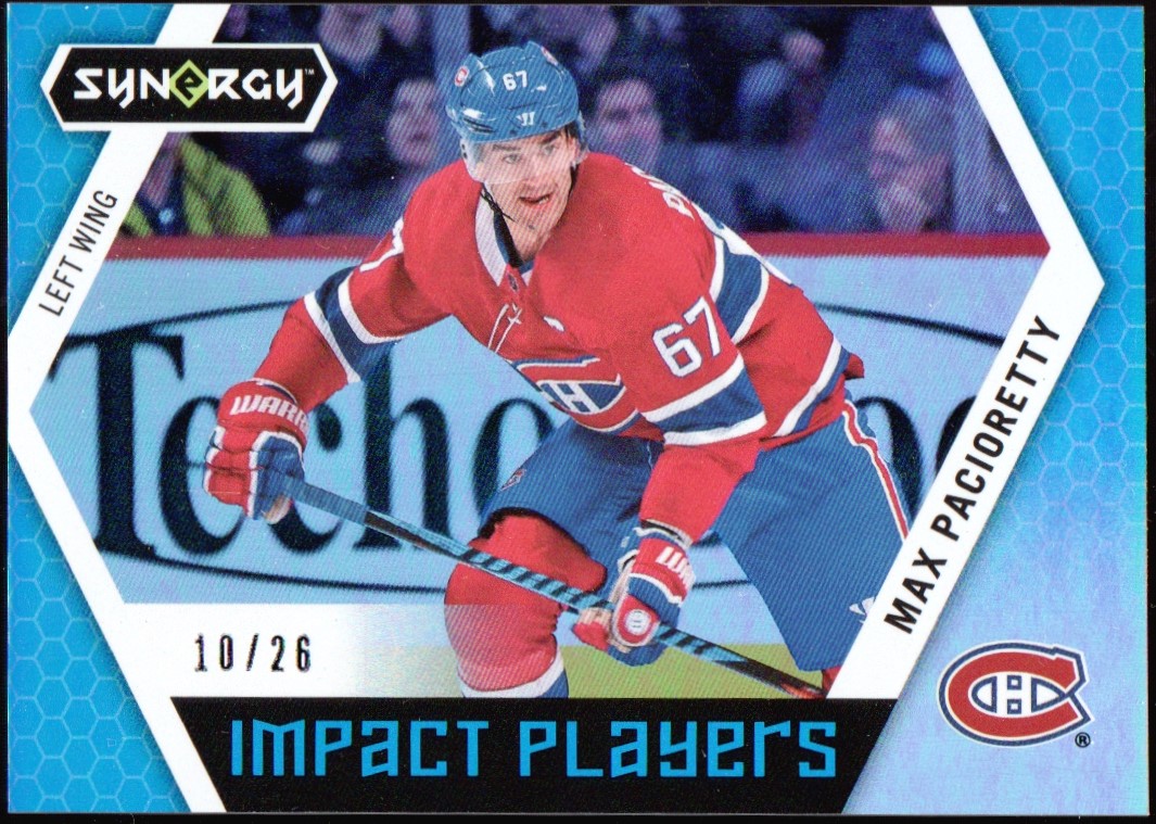 (image for) 2017-18 Synergy Impact Players Blue #IP43 Max Pacioretty 10/26