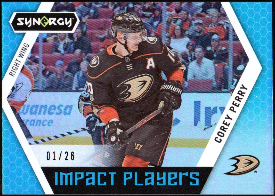 (image for) 2017-18 Synergy Impact Players Blue #IP6 Corey Perry 1/26