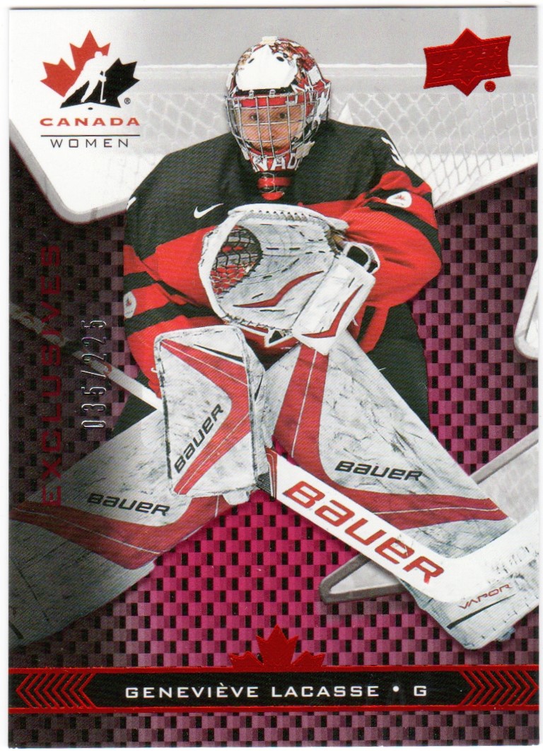 (image for) 2018-19 UD Team Canada Juniors Exclusives #71 Genevieve Lacasse