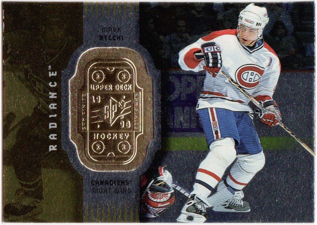 (image for) 1998-99 SPx Finite Radiance #43 Mark Recchi 1351/4750