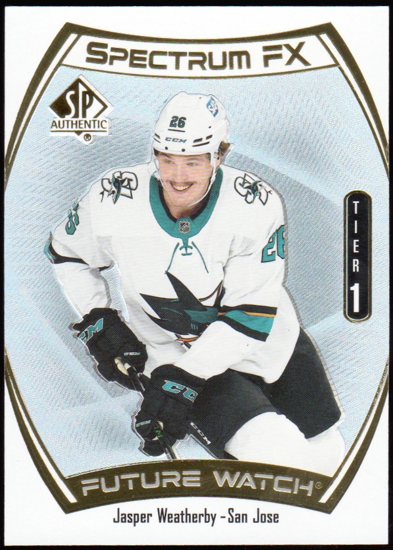 (image for) 2021-22 SP Authentic Spectrum FX #S52 Jasper Weatherby RC