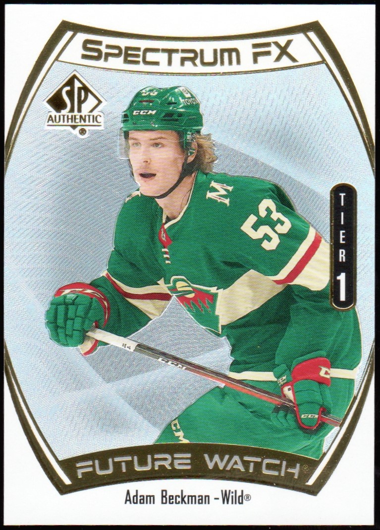 (image for) 2021-22 SP Authentic Spectrum FX #S58 Adam Beckman RC