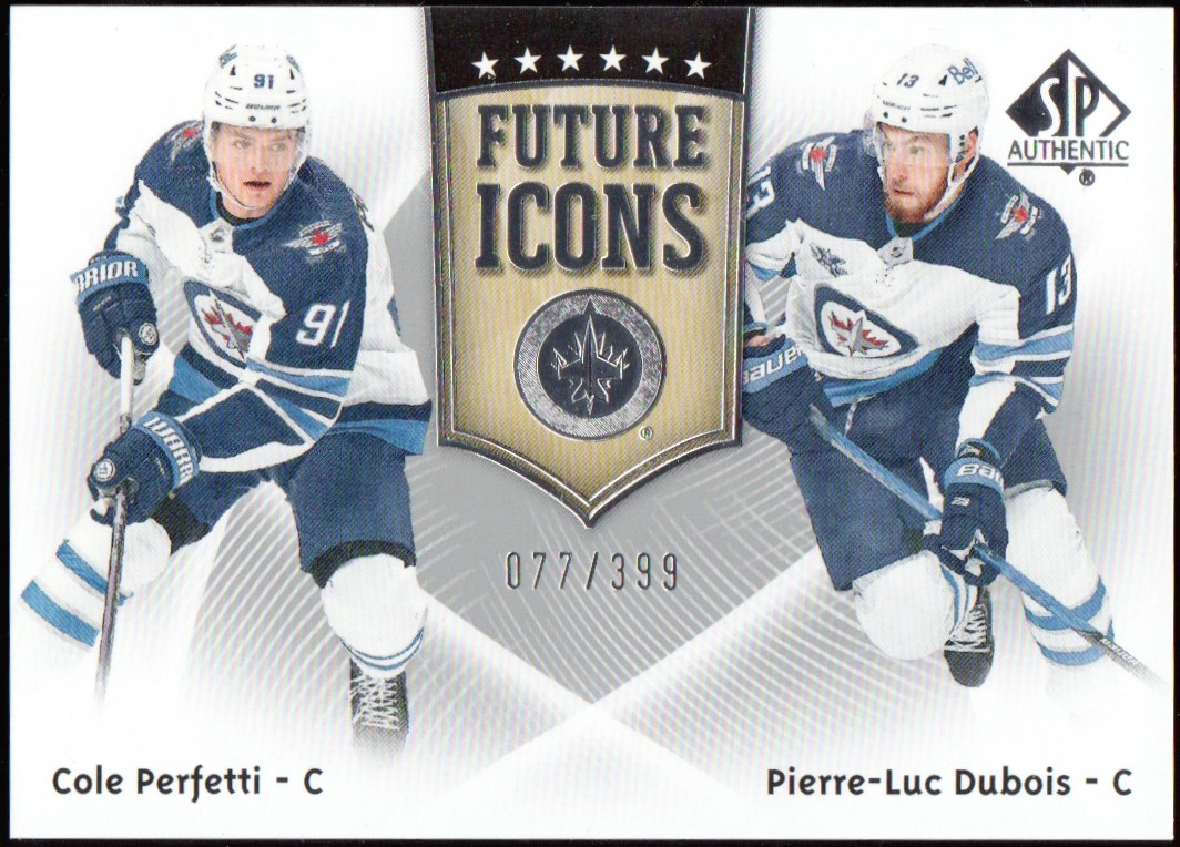 (image for) 2021-22 SP Authentic Future Icons #FI32 Cole Perfetti/P-L Dubois