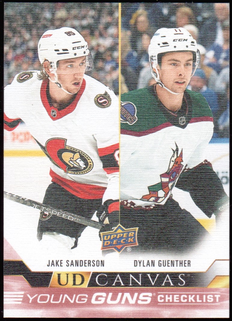 (image for) 2022-23 Upper Deck UD Canvas #C240 Dylan Guenther/Jake Sanderson