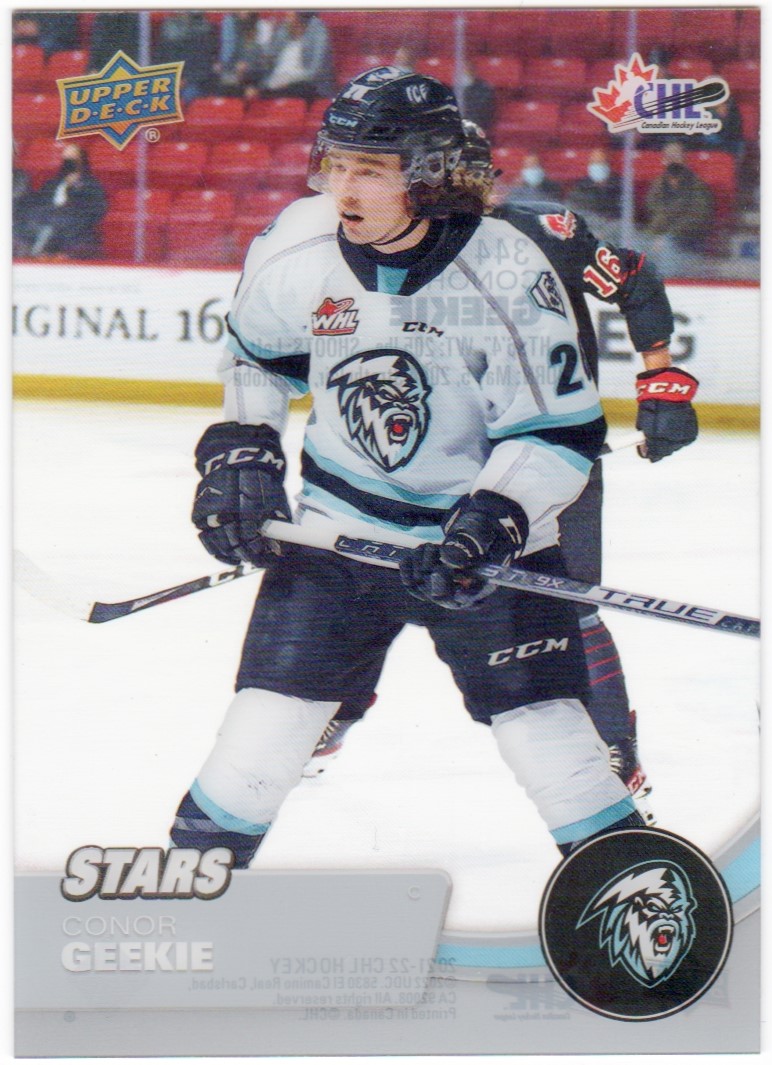 (image for) 2021-22 Upper Deck CHL Clear Cut #344 Conor Geekie