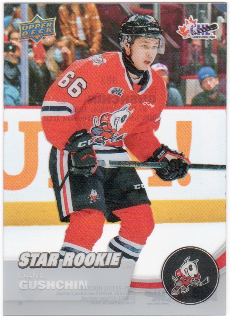 (image for) 2021-22 Upper Deck CHL Clear Cut #383 Danil Gushchin SR