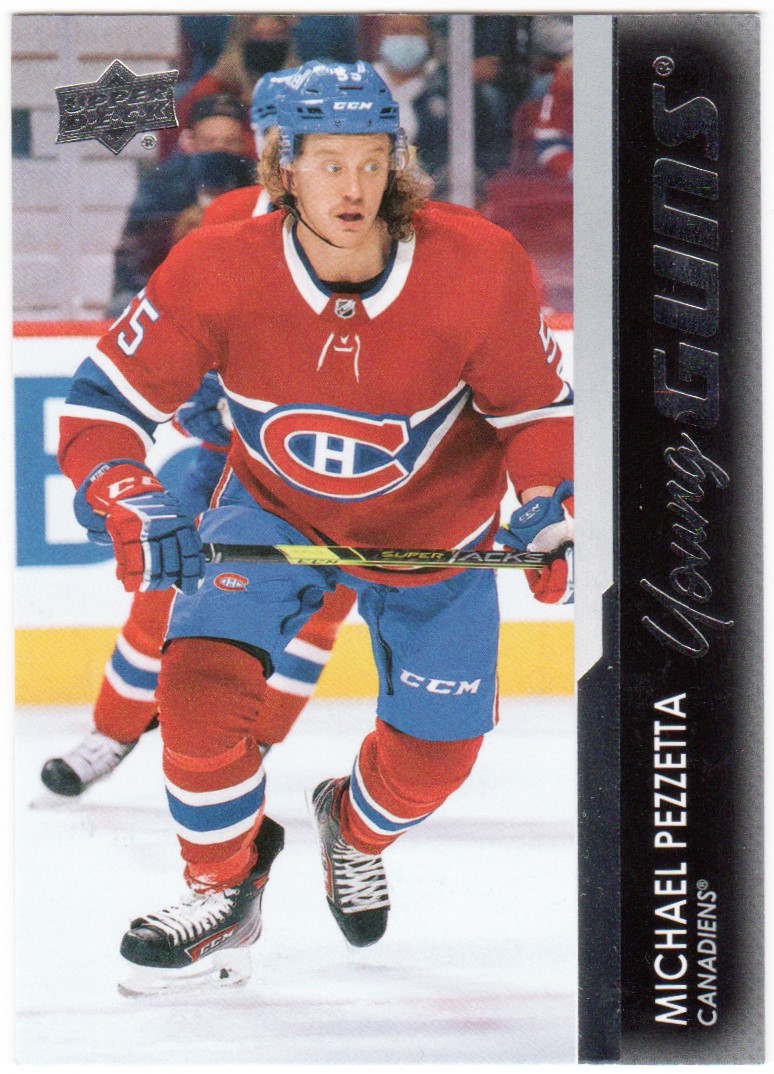 (image for) 2021-22 Upper Deck #705 Michael Pezzetta Young Guns YG RC