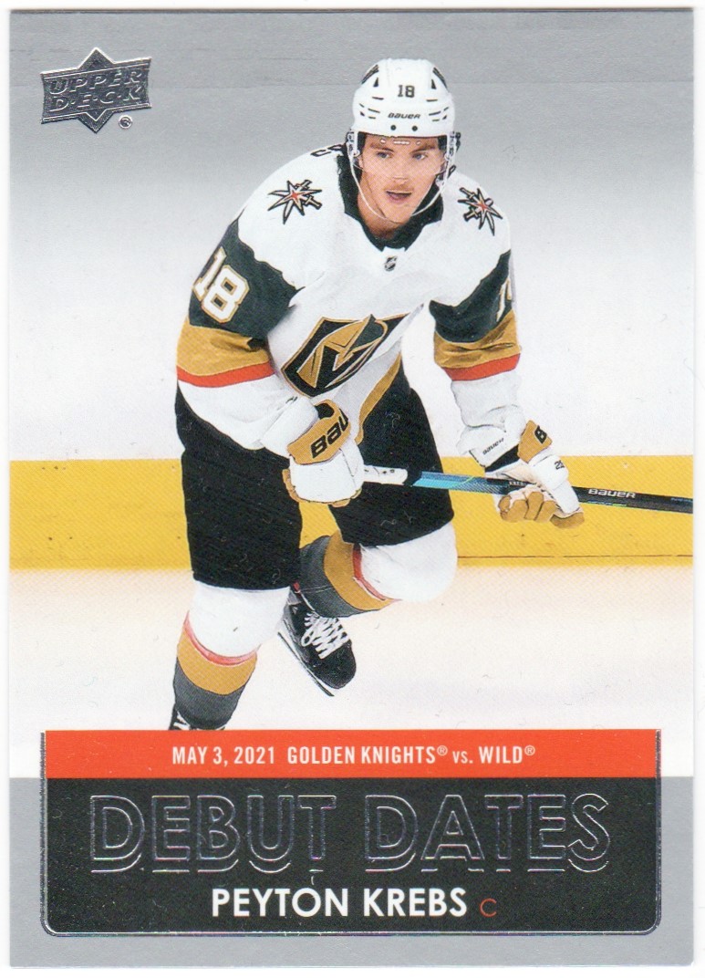 (image for) 2021-22 Upper Deck Debut Dates #DD14 Peyton Krebs