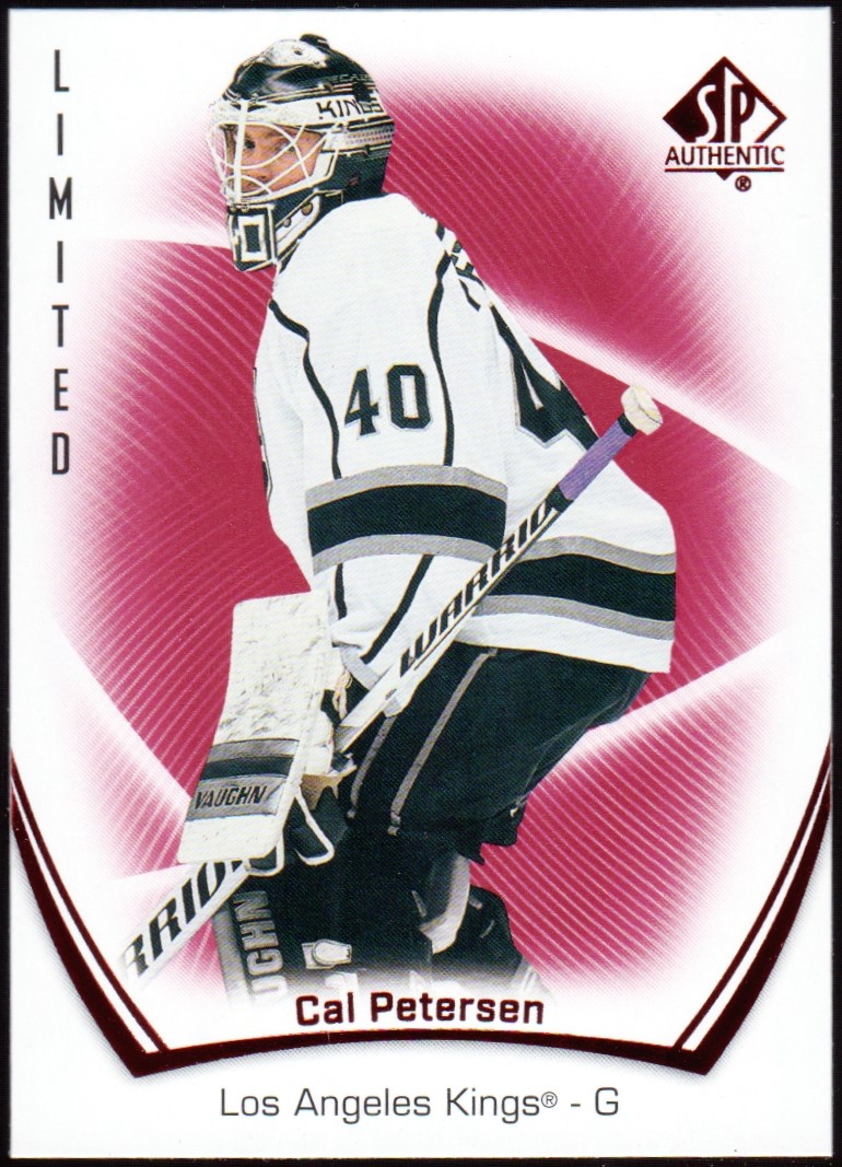 (image for) 2021-22 SP Authentic Limited Red #37 Cal Petersen