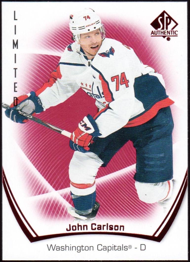 (image for) 2021-22 SP Authentic Limited Red #74 John Carlson