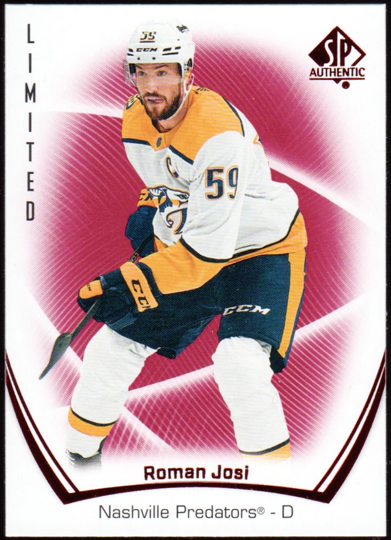 (image for) 2021-22 SP Authentic Limited Red #83 Roman Josi