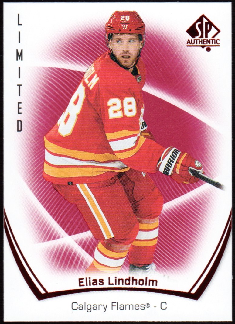 (image for) 2021-22 SP Authentic Limited Red #56 Elias Lindholm